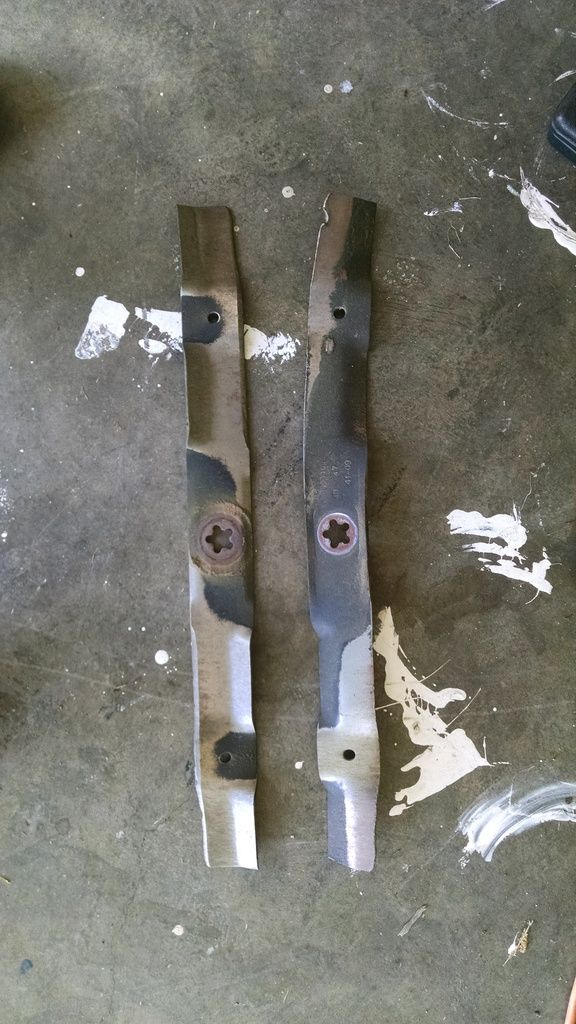 Mower deck Husqvarna Blade hitting the deck Lawn Mower Forum